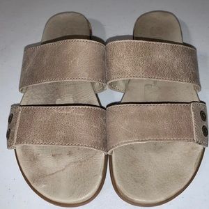 Sorel Torpeda Slide Women’s Sandels Size 8 Leather  GUC